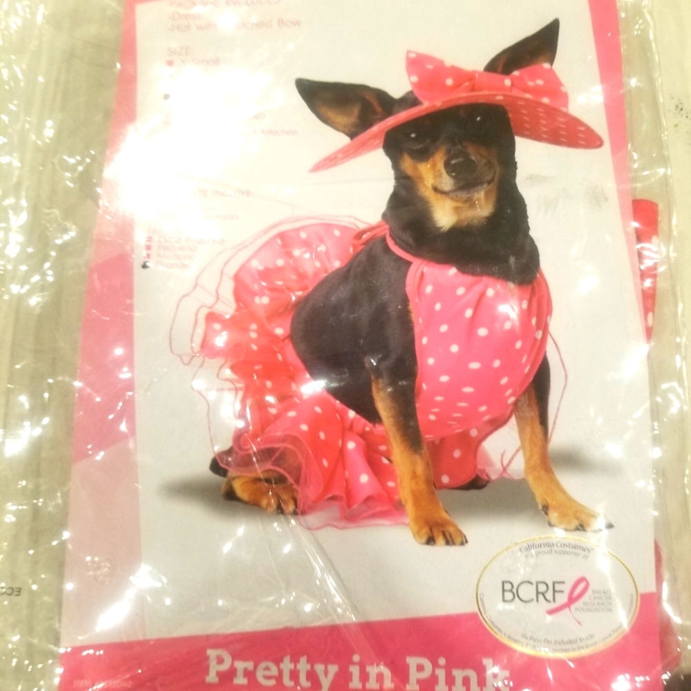 Large Dog Costume Pretty in Pink